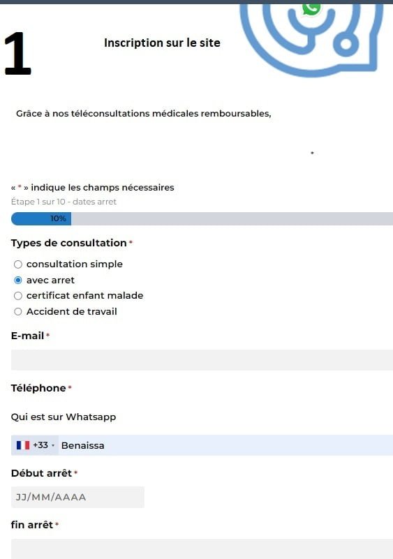 Formulaire médical